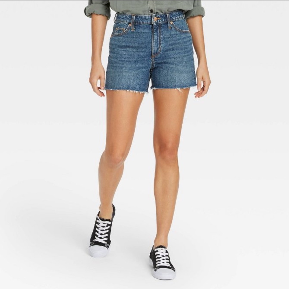 Universal Thread high-rise raw hem shorts